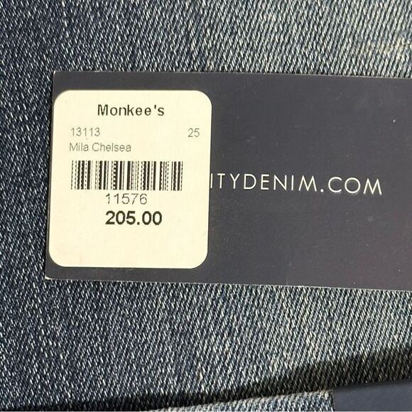 Fidelity Denim Mila Distressed Jeans Size 25 NWT - Picture 7 of 16